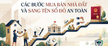6 bước làm thủ tục mua bán nhà đất và sang tên sổ đỏ an toàn